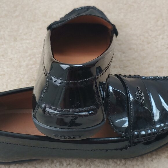 Coach Black Loafers, Size 8 - Gently Worn & Great Condition! - Picture 4 of 6